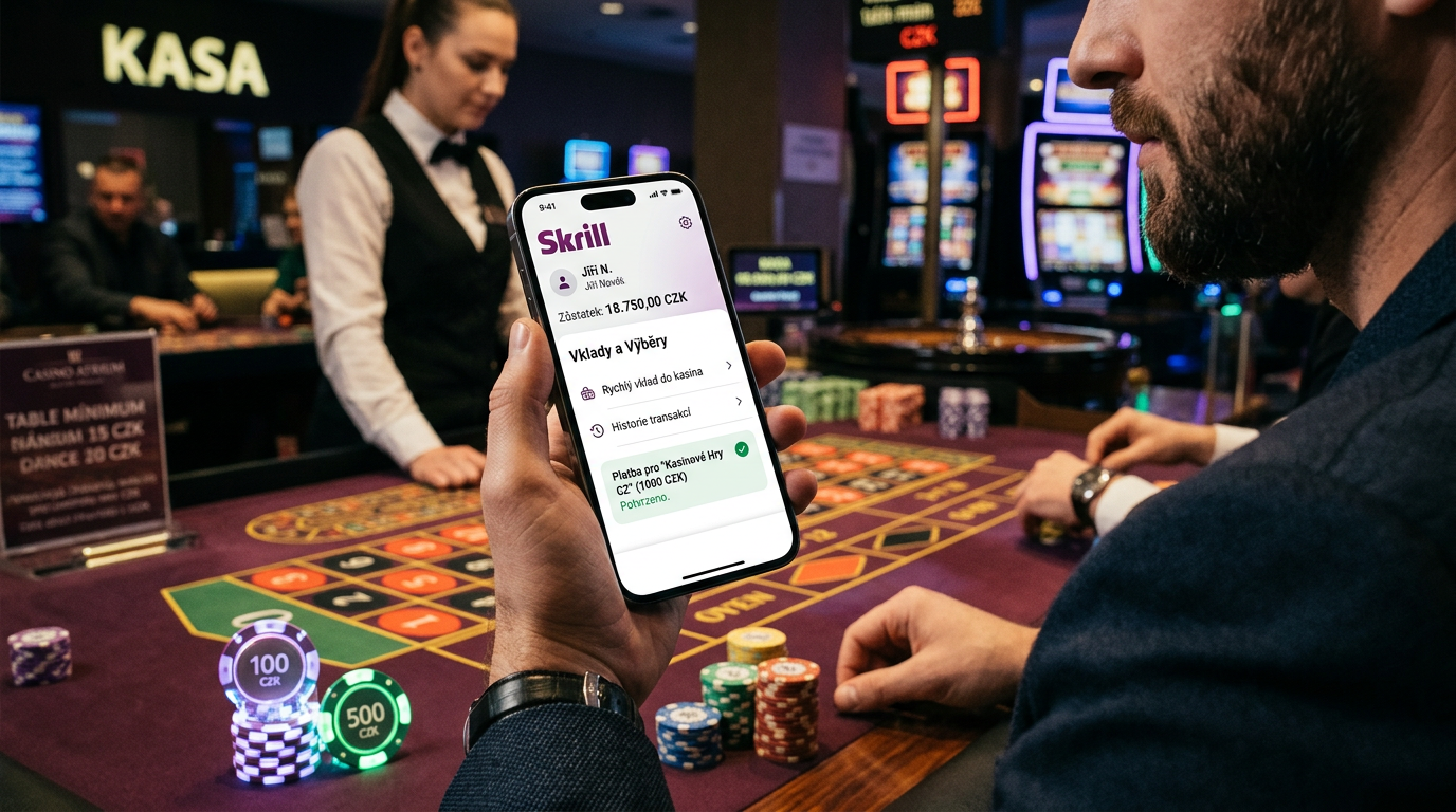Digitální peněženka Skrill a herní prvky v online casinu 2026